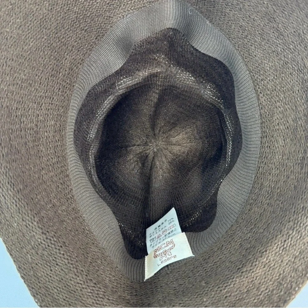 MCM Vintage MCM “Legere” Knit Bucket Hat – Rare Archive Piece